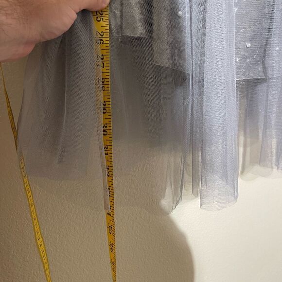 RAGA Silver and Gray Midi Skirt - Picture 5 of 7